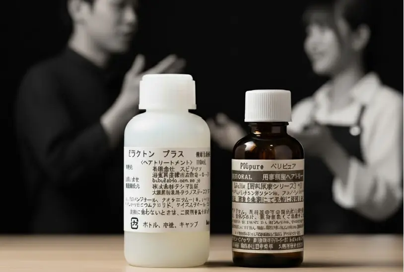 オリジナルトリートメントを構築するプロ用原料近似製品