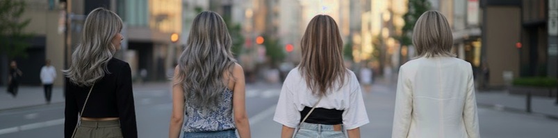 髪小舞プレックス剤を使用するヘアスタイル