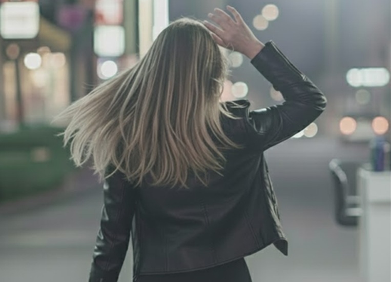 髪小舞プレックスで施術したブリーチ&メッシュ