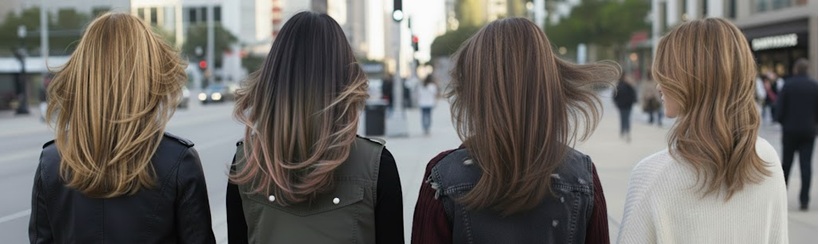 VIGUSIウルフォフを使ったヘアスタイル